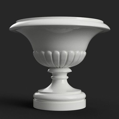 planter - candy dish garden urn v2 vase decor decoration decorative plant pot flower house outdoor interior exterior 3d print model - Mito3D