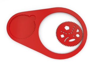modelo circulos elipse mandalas mandala circulo regleta jogos brinquedos 3d print model - Mito3D