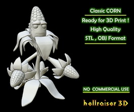 bitkiler vs zombiler mısır video oyun minyatür heykel heykelcik sanat kahraman fantezi 3dprint gerçekçi bitki karakter karikatür toplamak illüstrasyon pvz oyunlar oyuncaklar 3d print model - Mito3D