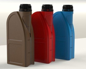 plástico garrafa óleo carro motor 1l 3dprinter reciclando recipiente Ciência 3d print model - Mito3D
