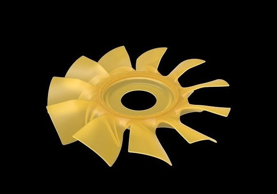 plastic fan turbines impeller flow air science engineering 3d print model - Mito3D