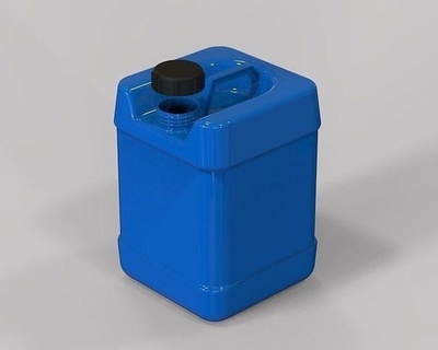 plastic gallon 50 liter container storage chemical water liquid galon oil waste pot house 3d print model - Mito3D