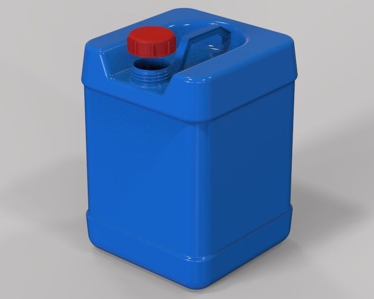 plastic gallon 75 liter science chemicals chemical container appliance storage recycling shipping food grade ldpe hdpe chemistry oil milk water industrial liquid other 3D print model - Mito3D