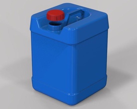 plastic gallon 75 liter science chemicals chemical container appliance storage recycling shipping food grade ldpe hdpe chemistry oil milk water industrial liquid other 3d print model - Mito3D
