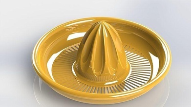 plastico exprimidor limón 3dprinter casa cocina comida 3d print model - Mito3D