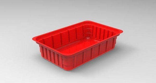 plastic tray 3d model kitchen houseware kitchenware dish tableware dining restaurant foodware 3dprint plastictray 3dmodel productdesign productrendering catering serving biscuit biscuittray foodtray house 3d print model - Mito3D