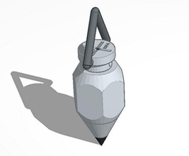 Senklot hobby-Heimwerker plumb die vermessung Messungen Linie Bau tools hobby diy hand hand-Werkzeuge 3d print model - Mito3D