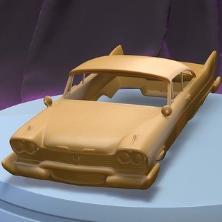 Plymouth öfke spor 1958 yazdırılabilir araba vücut yuva ölçülü Tamiya rc miniz kontrol 1 24 tarayıcı Ninco Kyosho hobi ayrı parçalar oyunlar oyuncaklar oyun Aksesuarlar 3d print model - Mito3D