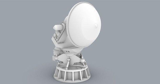 pm radar stir cwi surveillance athabascan ship naval thales group tracking control electrical technology army us world europe canda hmcs military games toys 3d print model - Mito3D