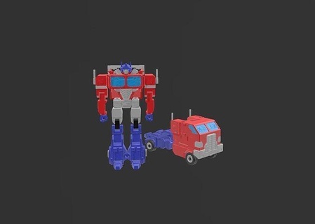 pmaster prime transformers autobots optimus prime robot mech mek toy transform art sculptures  3d print model - Mito3D