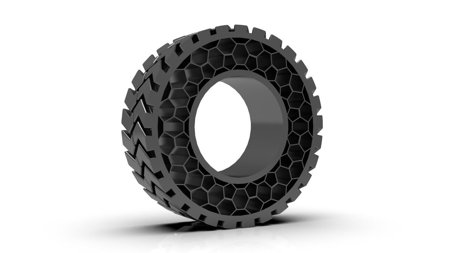 pneumatic tyre - airless trye racing 3d printable model tyres wheel rim hobby diy automotive 3D print model - Mito3D
