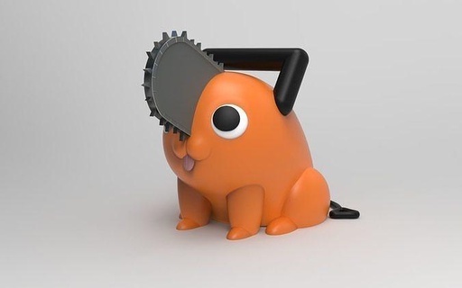 pochita chainsaw man chainsawman dog anime manga denji makima power art sculptures 3d print model - Mito3D