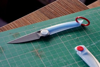 tasca coltello giocattolo stampabile taglio pieghevole lama acuto passatempo fai 3d print model - Mito3D