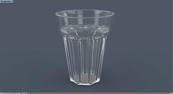 pokal glass cup container design desktop empty house kitchen dining interior ikea 3d print model - Mito3D