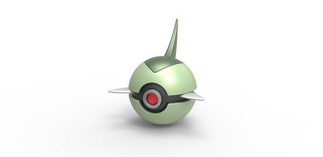 pokeball axew Pokémon concept récipient anime jouet impression imprimable loisir DIY 3d print model - Mito3D