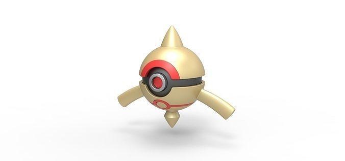 pokeball Baltoy Pokémon concept récipient anime jouet impression imprimable loisir DIY 3d print model - Mito3D
