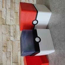 pokeball scatola trading carta gioco mazzo tcg pokemon carte colpire palla giochi giocattoli accessori 3d print model - Mito3D