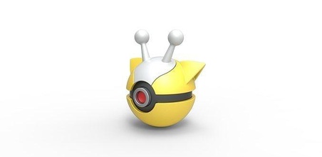 pokeball giraffa Pokemon contenitore anime giocattolo Stampa stampabile passatempo Fai 3d print model - Mito3D