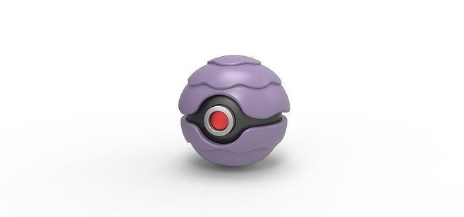 pokeball grimer Pokémon concept récipient anime jouet impression imprimable loisir DIY 3d print model - Mito3D