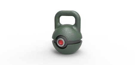 kettlebell orbe poids sport concept récipient jouet impression imprimable loisir diy 3d print model - Mito3D