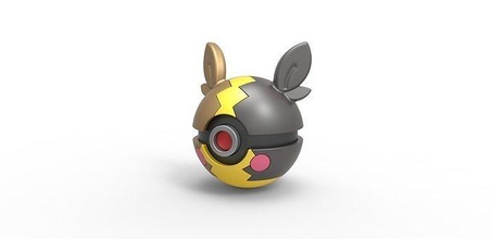 pokeball morpeko Pokemon anime giocattolo Stampa stampabile passatempo Fai 3d print model - Mito3D
