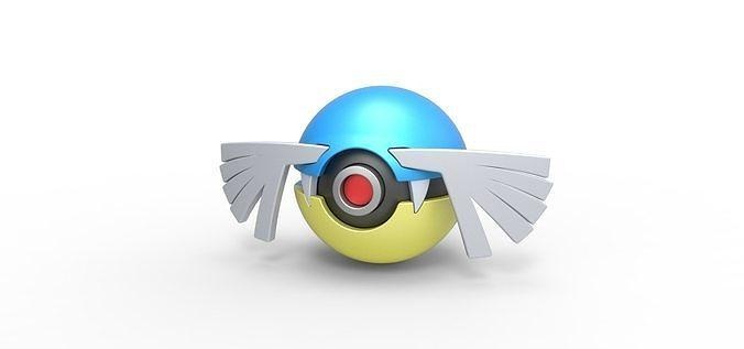 pokeball phoque Pokémon concept récipient anime jouet impression imprimable loisir DIY 3d print model - Mito3D