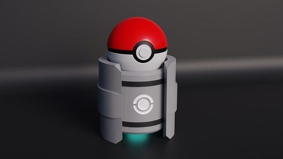 pokeball supporter Pokémon jouets Jeux loisir DIY impression imprimable stand pokéball ensemble dessin animé 3d print model - Mito3D