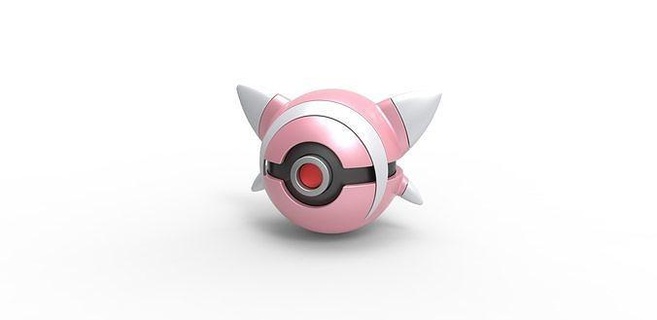 pokeball bourré Pokémon concept récipient anime jouet impression imprimable loisir DIY 3d print model - Mito3D