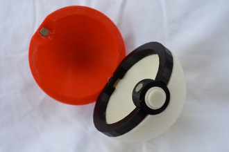 pokeball pokemon ball holder geekery videogame trainer pikachu geeky gift cosplay costume misty ash comic halloween games toys 3d print model - Mito3D
