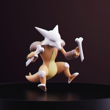 pokemon bağlı x marowak stilize yazdırılabilir 3d karakter fantezi ev dekorasyon heykel karikatür benzersiz sanat heykeller anime oyuncak pikaçu sihirbaz bulbasaur alakazam oyunlar oyuncaklar 3d print model - Mito3D