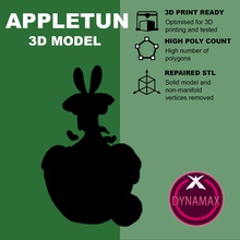 pokémon appletun gigantamax escudo espada applin abanar jogos brinquedos 3d print model - Mito3D