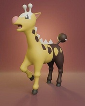 Pokémon girafa Pikachu cinza pokebola brinquedo popular eevee impressão 3d cão anime manga colecionável imprimível jogos brinquedos 3d print model - Mito3D