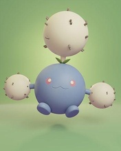 Pokémon Jumpluff Pikachu Asche Pokeball Spielzeug Beliebt eevee Drucken 3d Hund Anime Manga Sammlerstück Hopfen überspringen Spiele Spielzeuge 3d print model - Mito3D