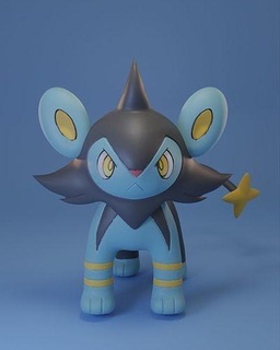 Pokémon luxe Pikachu Shinx art jouet collectionner pokeball figure impression nintendo Jeux jouets 3d print model - Mito3D