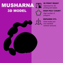 pokémon musharna podeson munna espada escudo jogos brinquedos 3d print model - Mito3D