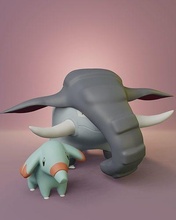 pokemon hayalet Donphan Pikaçu pokeball Sanat oyuncak koleksiyon Yazdır yazdırılabilir kül manga anime Bulbasaur oyunlar oyuncaklar 3d print model - Mito3D