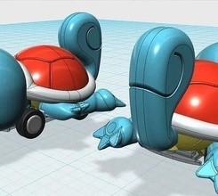 Pokémon spritzen pull back Wagen Spielzeug Anime Karikatur Pikachu Spiele Spielzeuge 3d print model - Mito3D