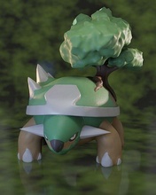 Pokémon Torterra Pikachu cendre pokeball jouet populaire Évoli impression 3d chien anime manga collectionner turtwig grotter herbe Jeux jouets 3d print model - Mito3D