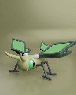 Pokémon vibrava Pikachu Trapinch flygon Dragão dragonita garchomp brinquedo colecionável pokebola cinza figura jogos brinquedos 3d print model - Mito3D
