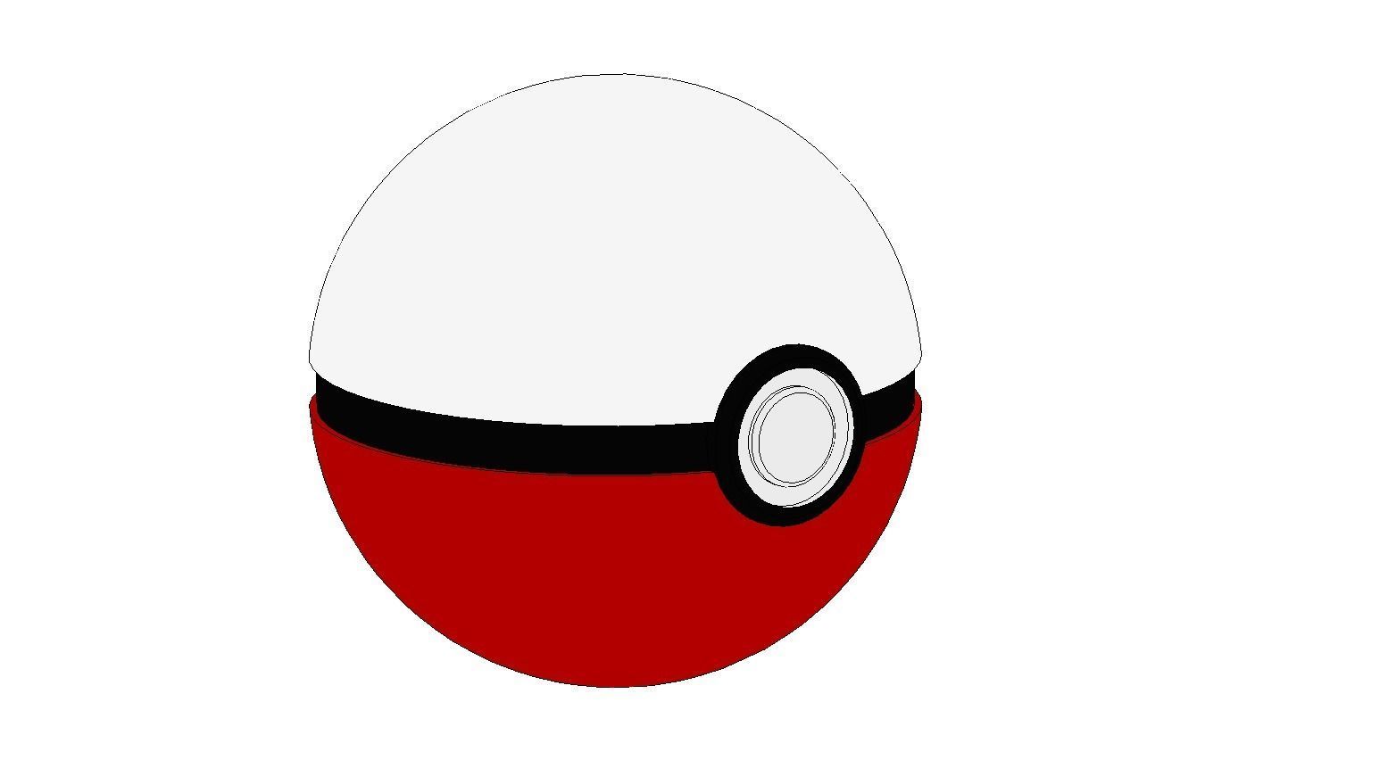 Pokémon Balle 3d impression modèle sphère Pokemongo dessins animés bulbazaur ivysaur charmander beurre métapode charizard Pikachu Jeu jouer copains Jeux jouets 3D print model - Mito3D