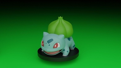 pokemon baulbasaur go figure game toy anime games toys 3d print model - Mito3D