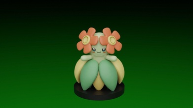 Pokémon bela brinquedo jogos figura brinquedos 3d print model - Mito3D