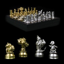 pokémon échecs ensemble 6 pièces stl fichier fantaisie planche jeux chevalier paladin croisé jeu v2 buste personnage 3d jouets 3d print model - Mito3D