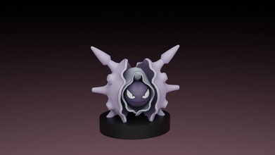 pokemon cloyster anime nintendo popular video game character toy games toys 3d print model - Mito3D