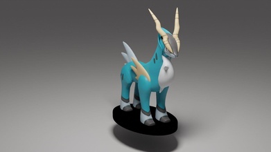 pokemon cobalion toy figurine game statue go games toys 3d print model - Mito3D