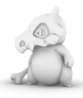 pokemon cubone 3dmodel firstgen pokebola juegos juguetes 3d print model - Mito3D