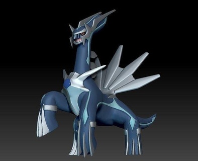 pokemon dialga toy figure art game pokemongo nintendo pokemonzukan games toys sculpture evolution 3d print model - Mito3D