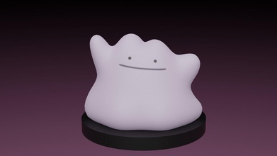 pokemon ditto toy videogame games toys 3d print model - Mito3D