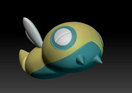 Pokémon dunsparce jouet figure art Jeu Pokemongo nintendo Pokemonzukan Jeux jouets sculpture évolution 3d print model - Mito3D