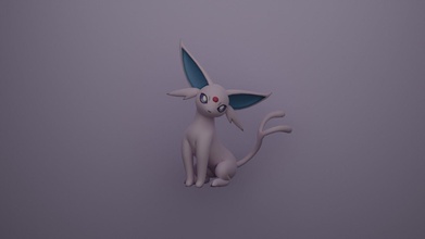 pokemon espeon go toy videogame games toys 3d print model - Mito3D